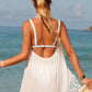 Backless Halter Beach Dress