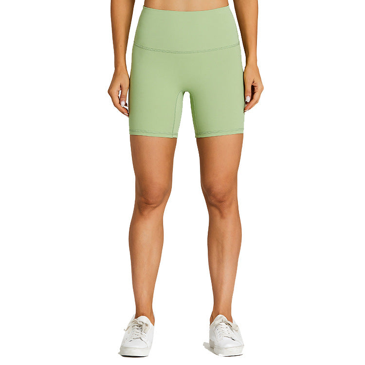 Solid color high-stretch biker shorts