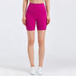 Skin-friendly solid patchwork sports shorts