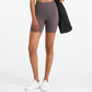 Solid color high-stretch biker shorts