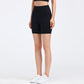 Skin-friendly solid patchwork sports shorts