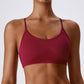 Seamless yoga quick-drying tight bra