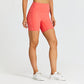 Skin-friendly solid patchwork sports shorts