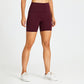 Solid color high-stretch biker shorts