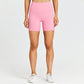 Solid color high-stretch biker shorts