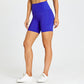 Skin-friendly solid patchwork sports shorts