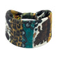 Ethnic Sports Headband with Leopard Print