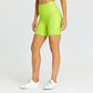 Skin-friendly solid patchwork sports shorts