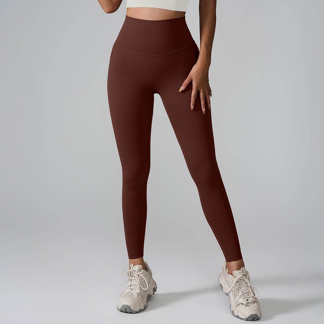 High-rise hip-lifted gym sport leggings