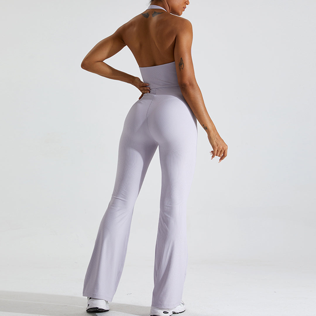 Tight yoga wear sports buttock lift one-piece suit