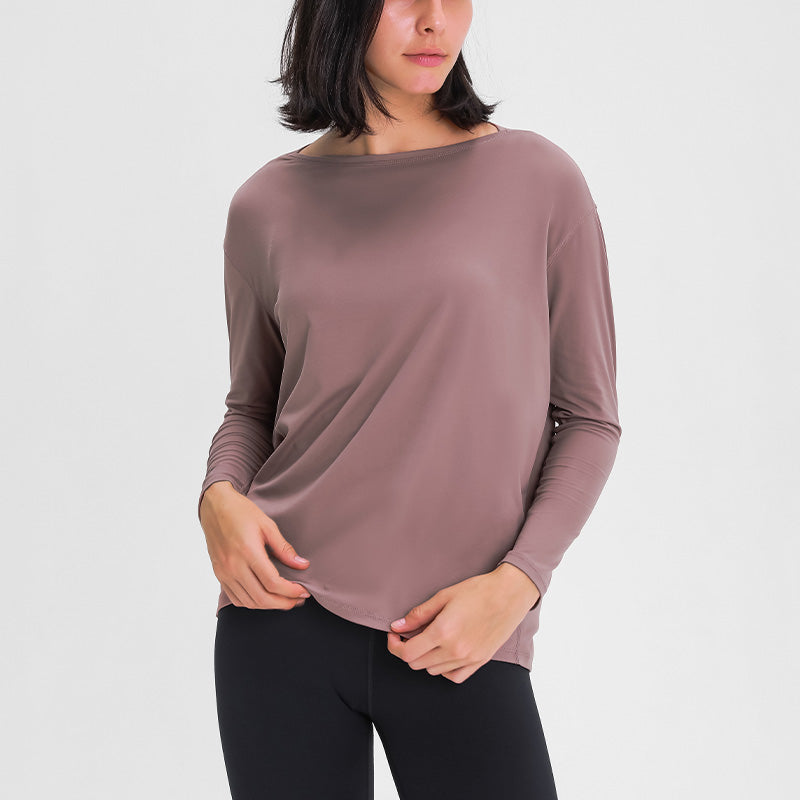 long sleeve loose casual t-shirt