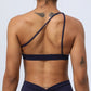 Cross-shoulder sports yoga bra