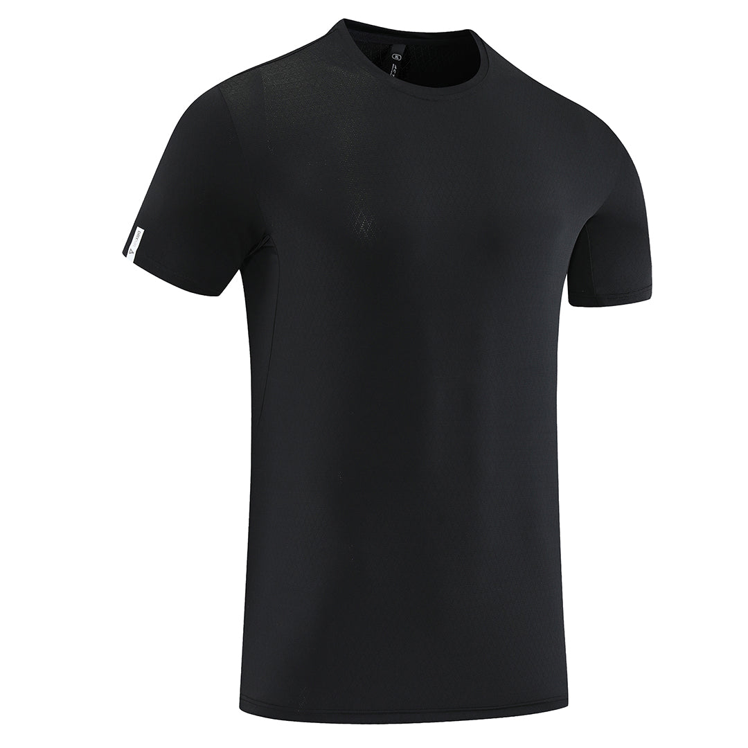 Men's breathable training short-sleeved top