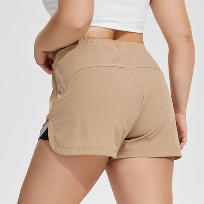 Plus-size loose-fitting outdoor sports shorts