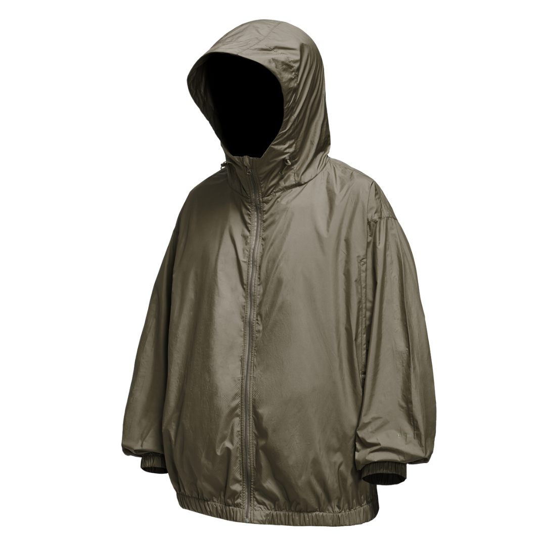 Solid color outdoor functional jackets