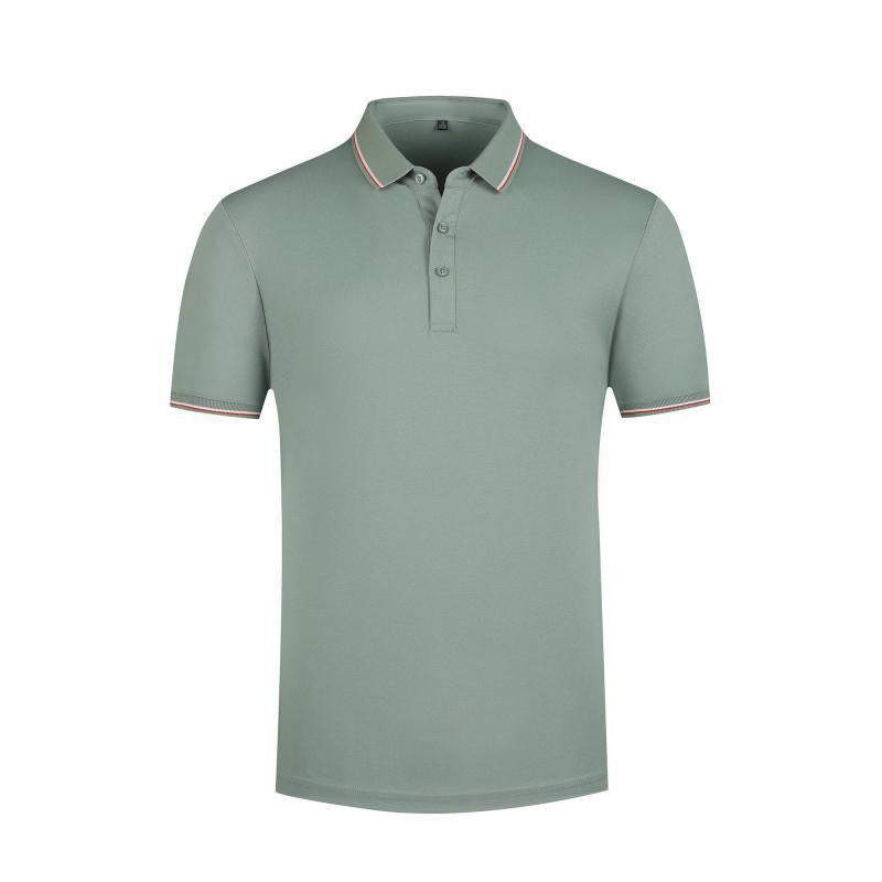 Men's summer trimmed sports polo shirt