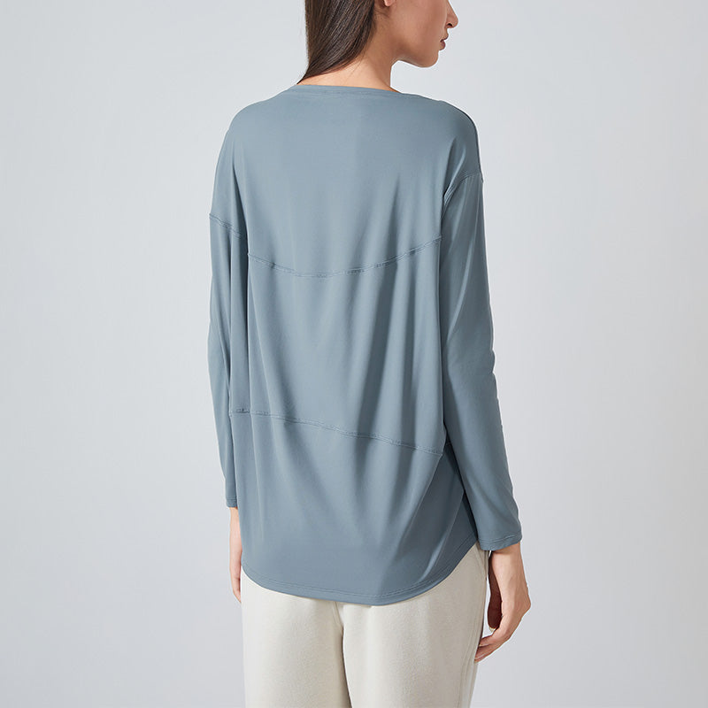 long sleeve loose casual t-shirt