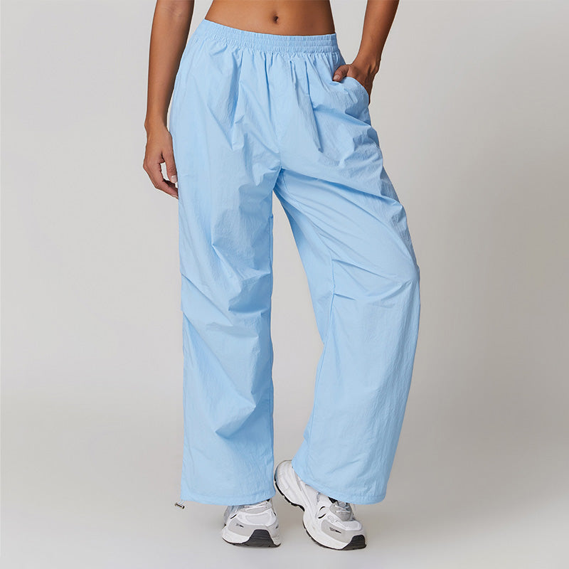 Drawstring Lightweight and Breathable Overalls Sports Pants