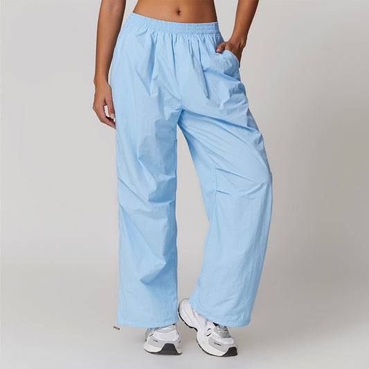 Drawstring Lightweight and Breathable Overalls Sports Pants