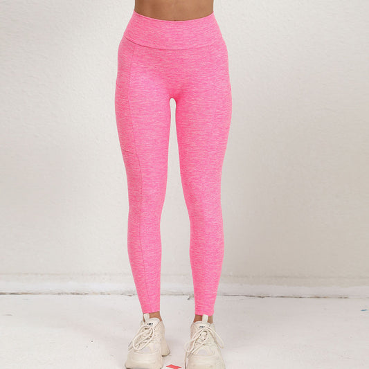 Leggings de sport de hanche de yoga serrés