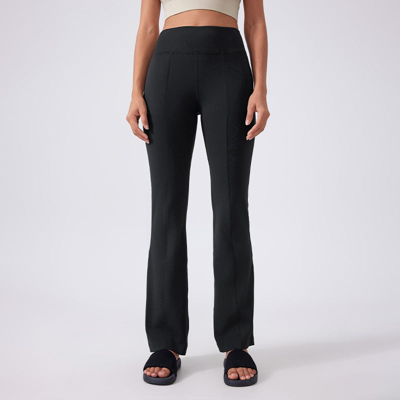 High-Waist Butt-Lifting Sports Flared Leg Pants