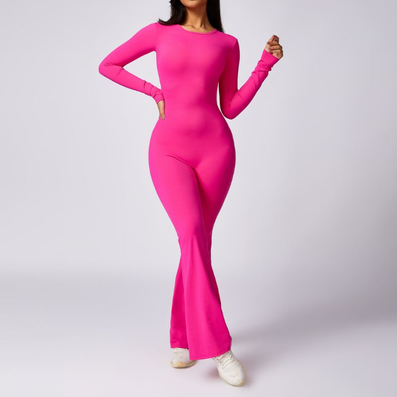 Quick-drying sports fitness long-sleeved bodysuits
