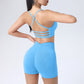 Seamless Sexy Bra + High Waisted Shorts 2-Piece Set