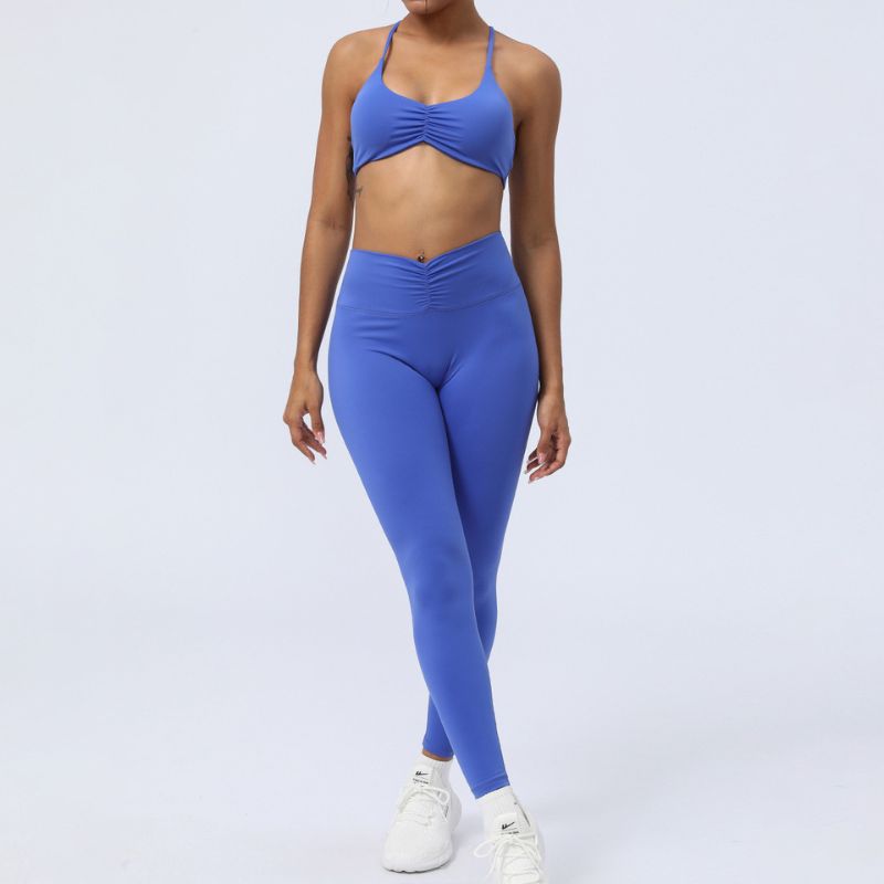 Y-shaped beautiful back yoga clothing set