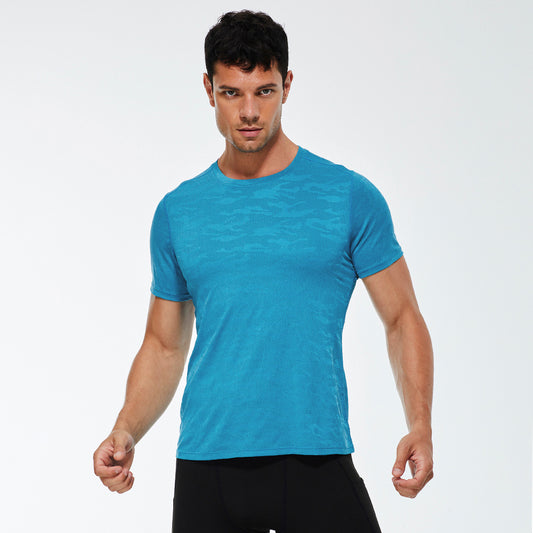 Men's casual fitness camouflage T-shirt