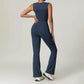 Sports one-piece tight casual fitness jumpsuits