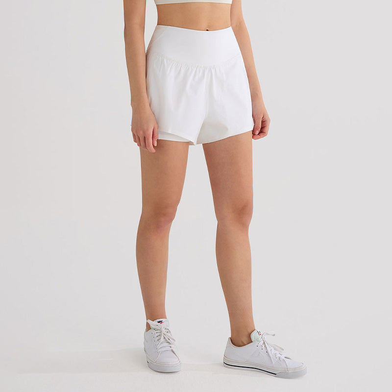 Women's High Waist Sports Tennis Shorts with Pockets