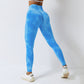 Tie-dye seamless high-rise hip lift Leggings