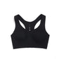 One-piece breathable spiral sports bra