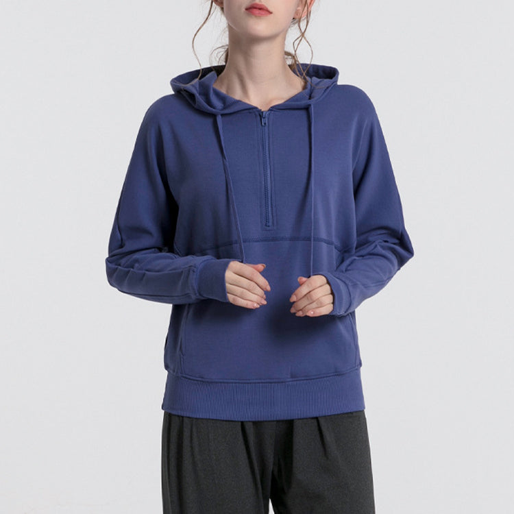 Casual half zip fleece track jacket