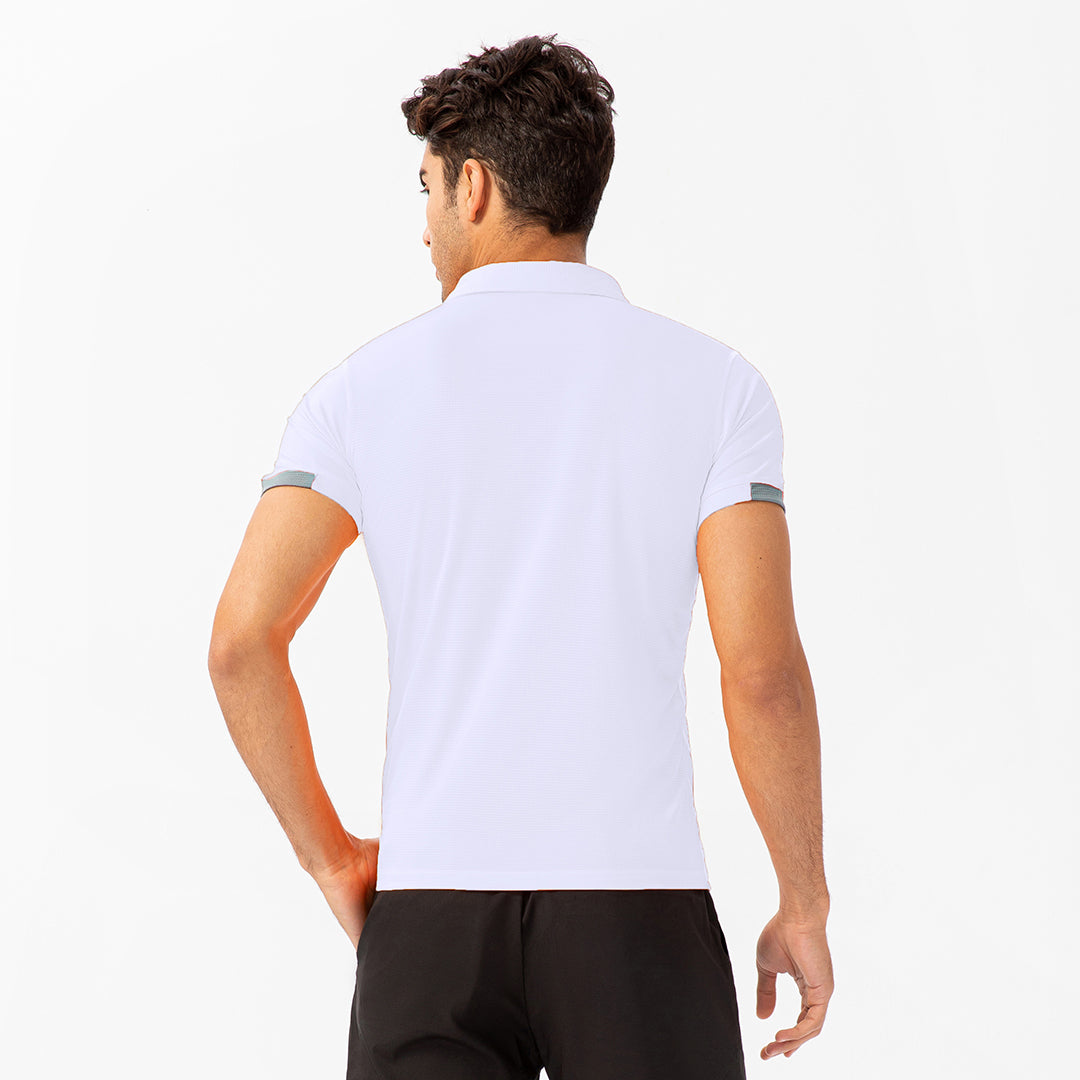 Men's quick-drying sports polo shirt