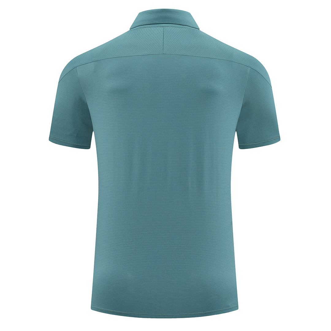 Men's breathable running polo shirt