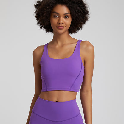 Décolleté en U uni Soutien-gorge de sport hautement extensible