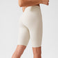 Free size one-size-fits-all nude butt lifting and shaping sports fitness Bike Shorts