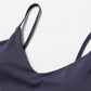 Ultra-Soft Quick-Dry U Neck Thin Straps Gym Bra