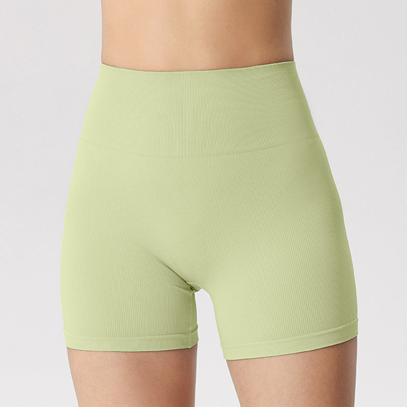 Seamless High-waisted Running Shorts