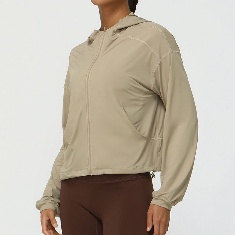 New autumn jacket quick-drying hooded running sportswear