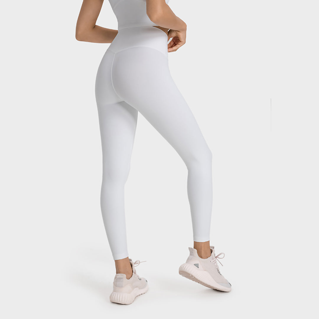 Solid color high stretch sports leggings