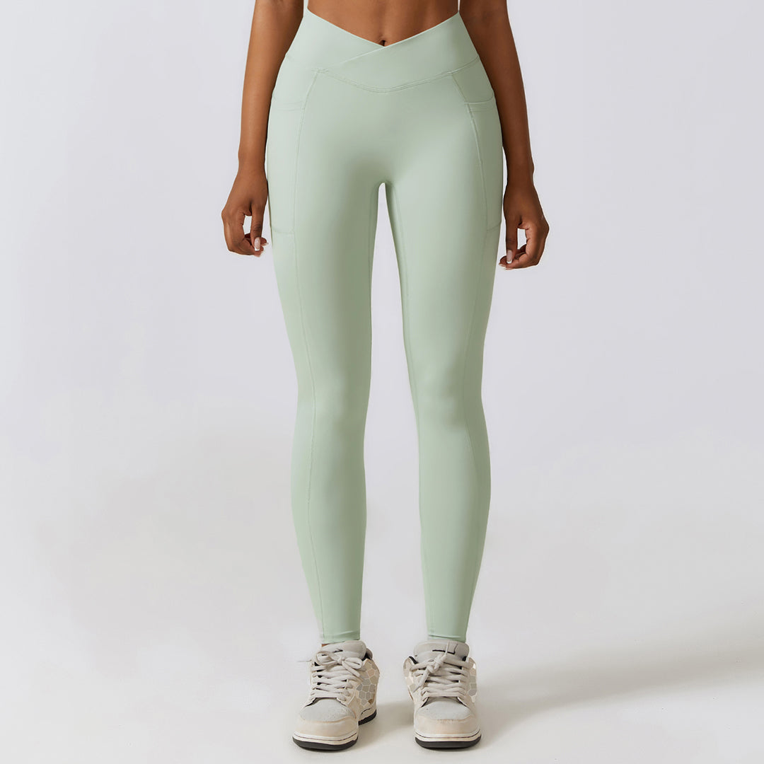 Leggings de yoga taille haute pour sports serrés