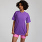 Solid color high stretch short-sleeved sports top