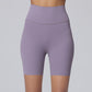 Tight high-waist hip-lifting quick-drying anti-curling shorts