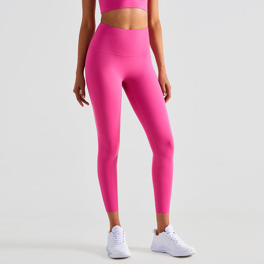 Legging de sport de couleur unie