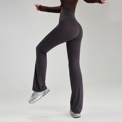 Nude high-waist butt-lifting outdoor sports yoga fitness pants