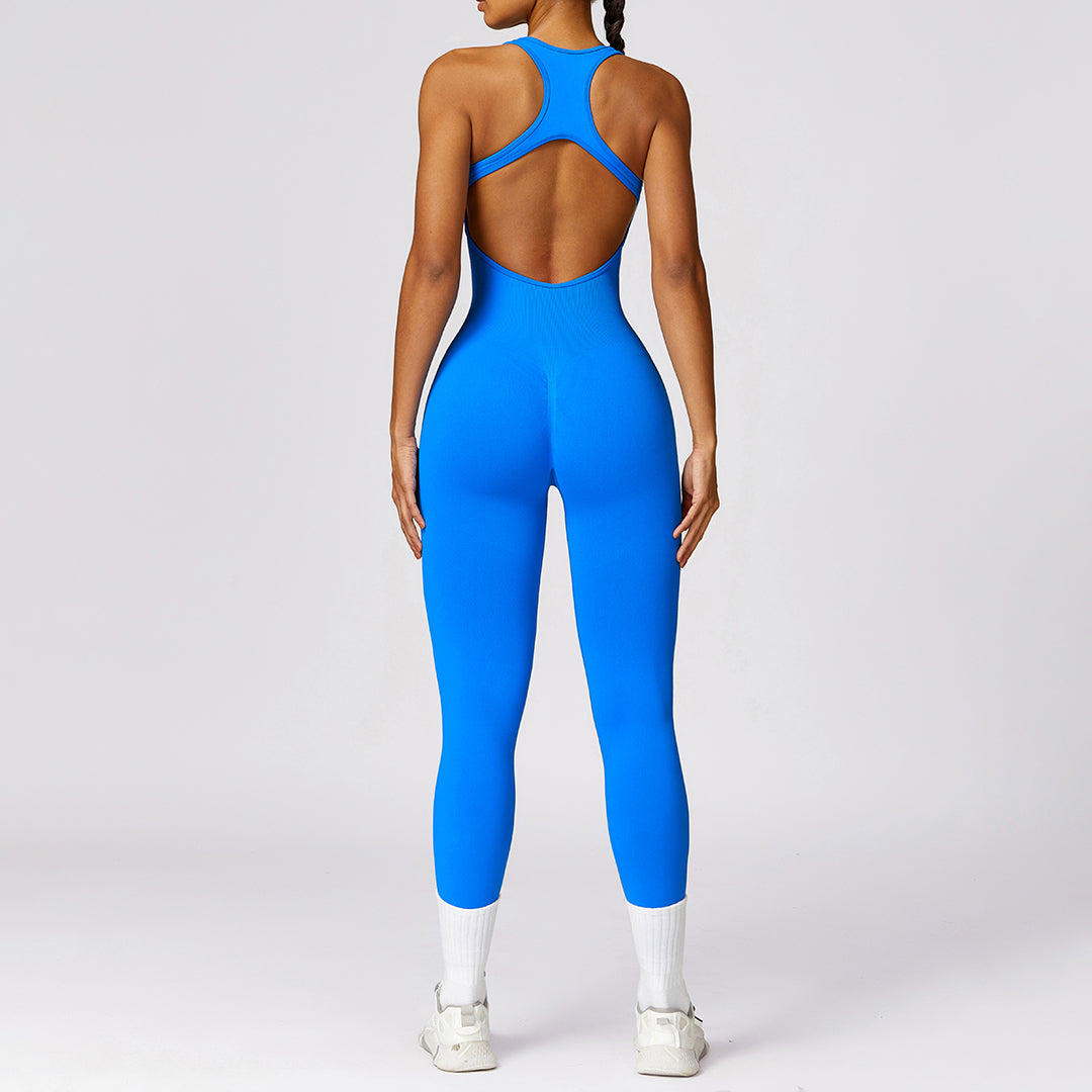 Beautiful back seamless yoga jumpsuit