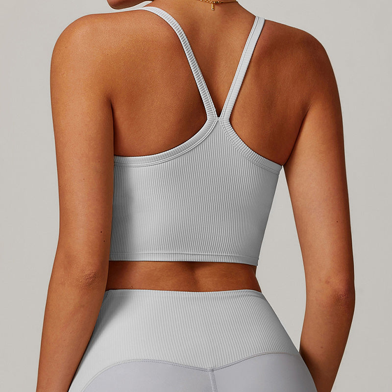 Ultra-soft Snug-fit Thin straps yoga top