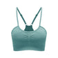 Seamless thin strap sports bra